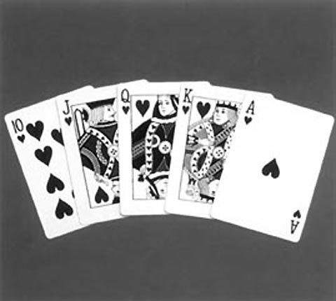 Moderní karty, které znáte z domácích her, se používají v mnoha kasinech