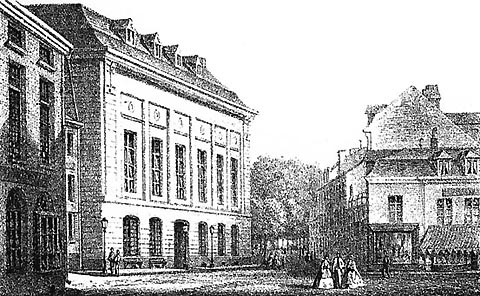 Kasino La Redoute ve Spa na jednou z prvn�ch vyobrazen�